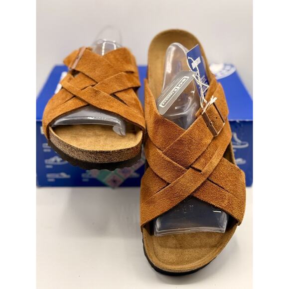 BIRKENSTOCK Men\'s Lugano‎ Suede Sandals - Size 13 main image 4